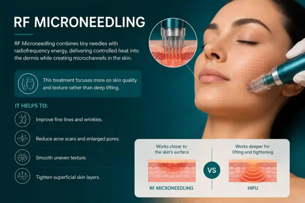 What Does RF Microneedling Do That HIFU Alone Cannot Glasgow